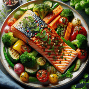 Przepis na łososia z grilla elektrycznego – wege pomysł na obiad