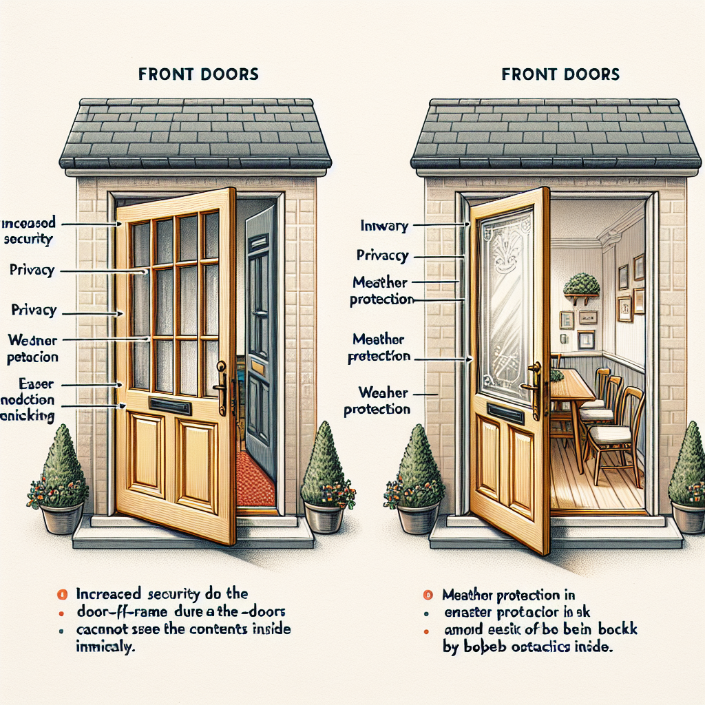 Drzwi wejściowe: zalety otwierania do środka i na zewnątrz