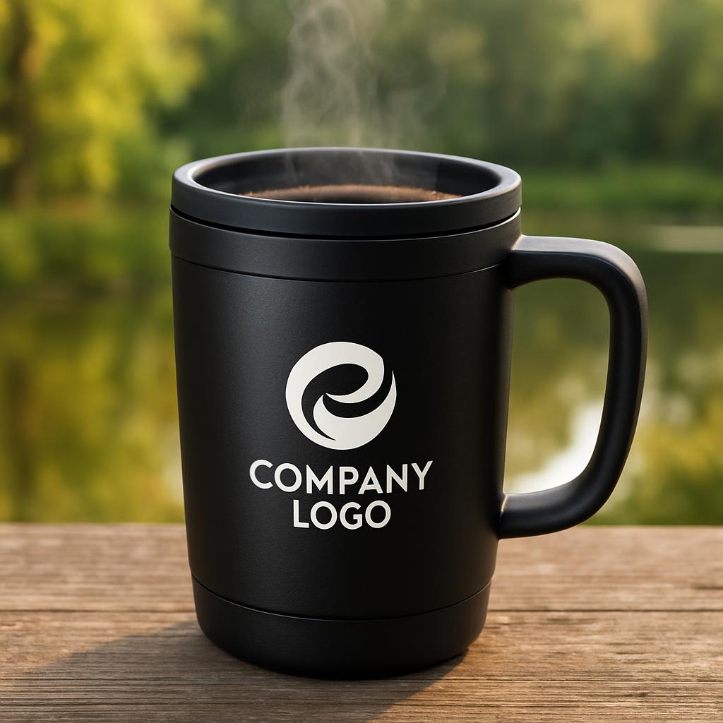 Kubek termiczny z logo – prosty sposób na codzienną reklamę Twojej firmy